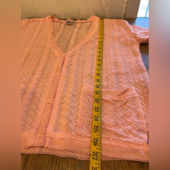 Vintage Pink Knit Cardigan – Eaton Select – Size 40 - Picture 4 of 8